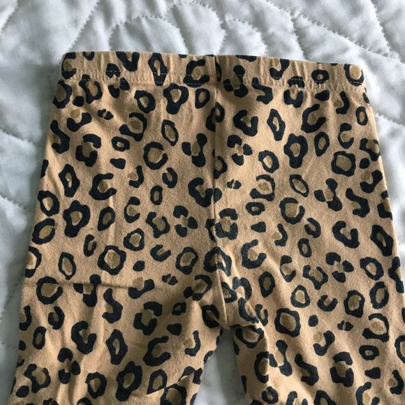 ⚪ Jumping Beans baby girl leopard print leggings - Picture 3 of 7